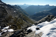 Blick zum noch jungen Hinterrhein